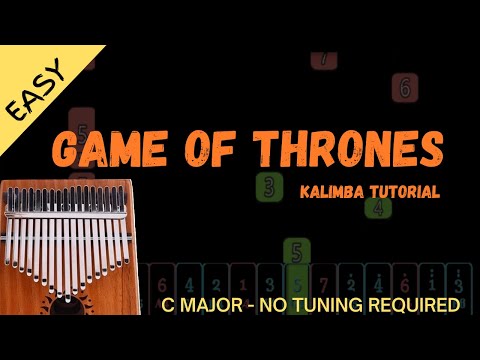 Game of Thrones - Main Theme | Kalimba Tutorial (Easy)