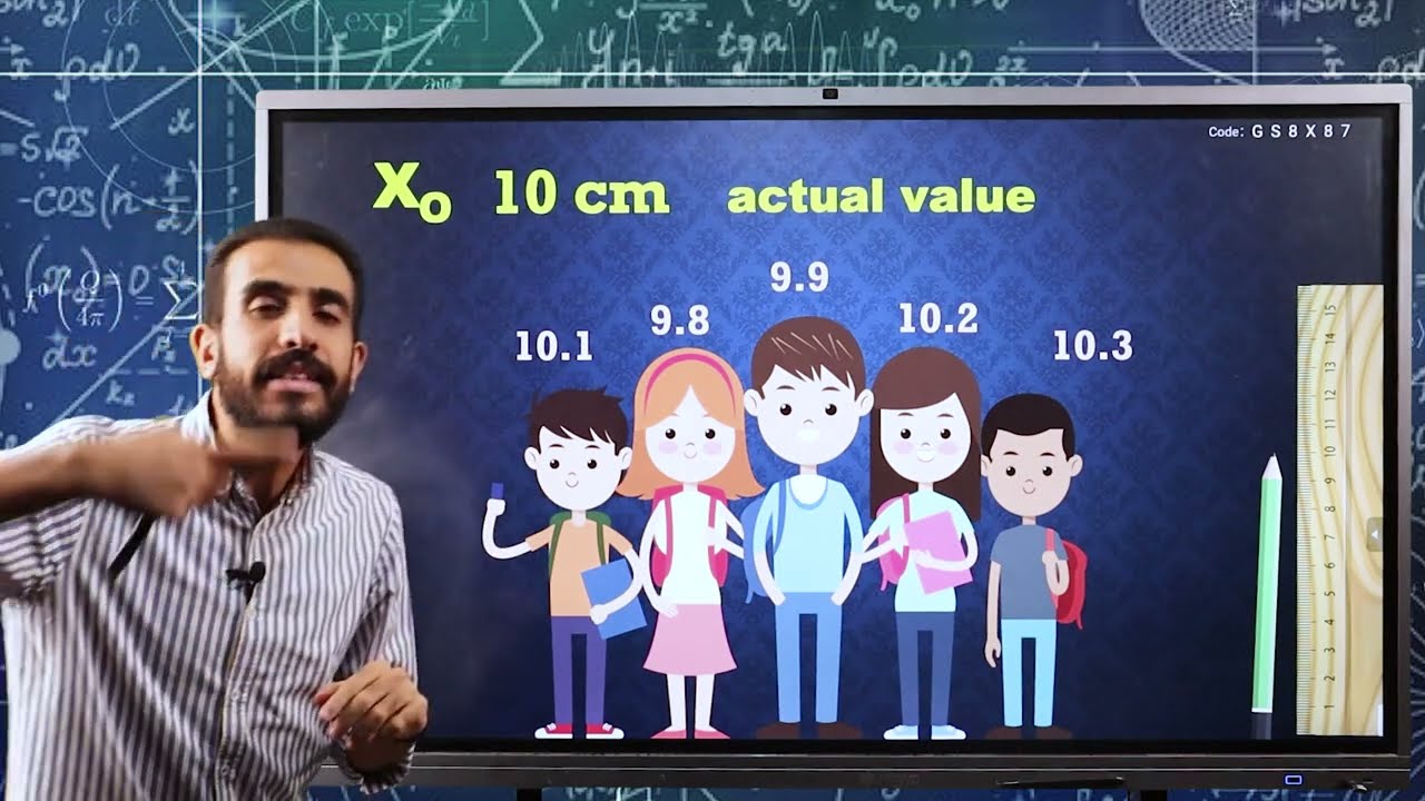 أولي ثانوي فيزياء لغات Type of Measurements &Measurement Error