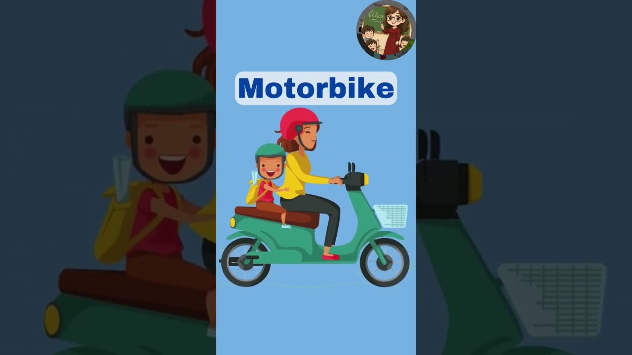 Let’s learn vehicle names!Vehicles help us travel from one place to another 😊🚲 Bicycle ....🛵🚲🏍️🚙🚛