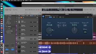 Phase cancelling problems on backing tracks - Fixed! tutorial in Logic X