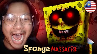 (SERAM!)🔴"SPONGEBOB TAKSUB ILMU HITAM!!"🍔 SPONGE MASSACRE Gameplay (Malaysia) FarydCupid screenshot 3