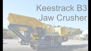 Keestrack B3 Jaw Crusher