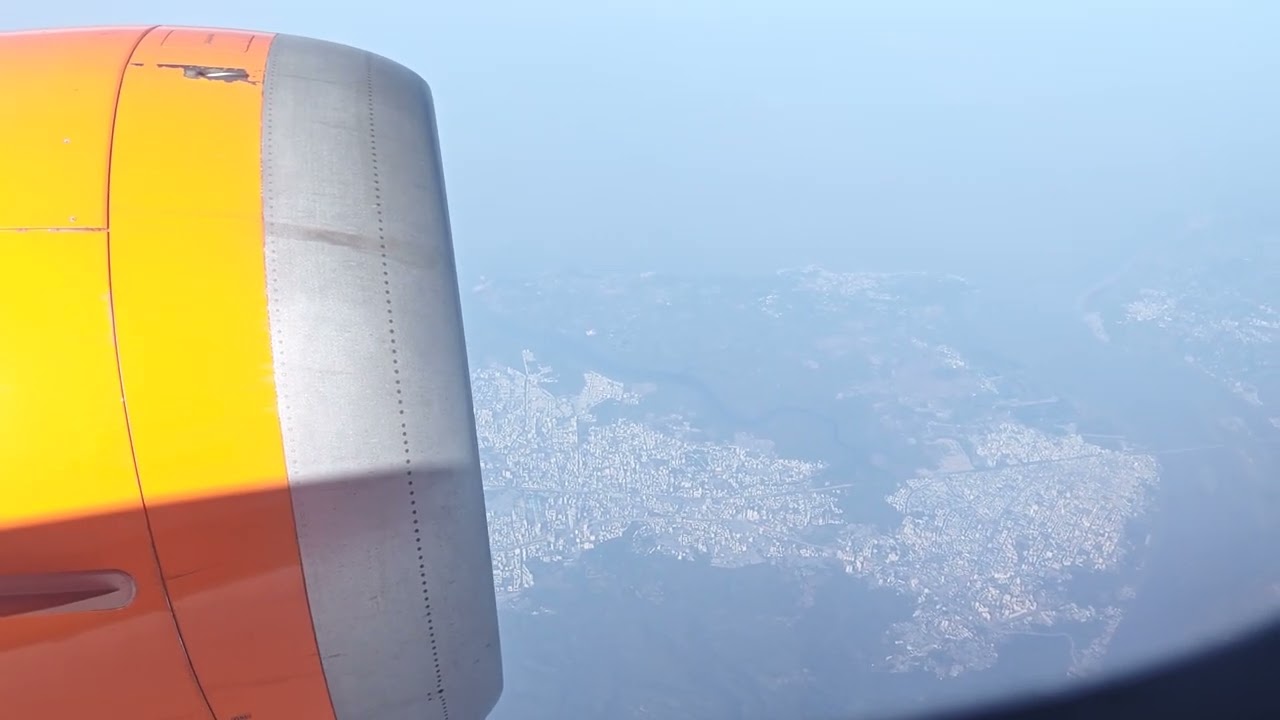 MUMBAI FROM A LONG DISTANCE FLIGHT 