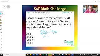 SAT Math Challenge 07 - Proportions