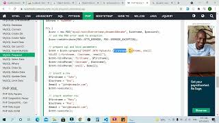 CRUD - The create method  - Object Oriented php - Build real website using php and OOP part3