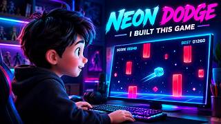 I Built My Own Game Using Python! 🎮 | NEON DODGE