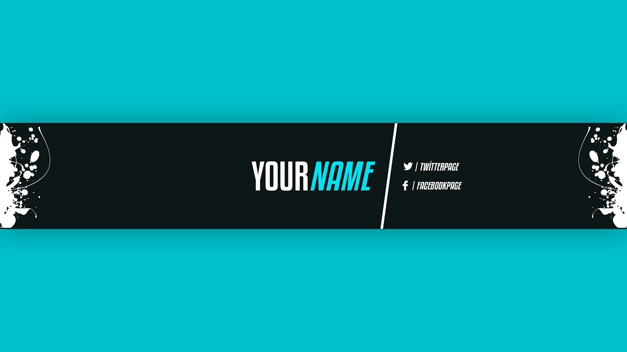  Youtube  Banner  Template  21 Adobe Photoshop  YouTube 