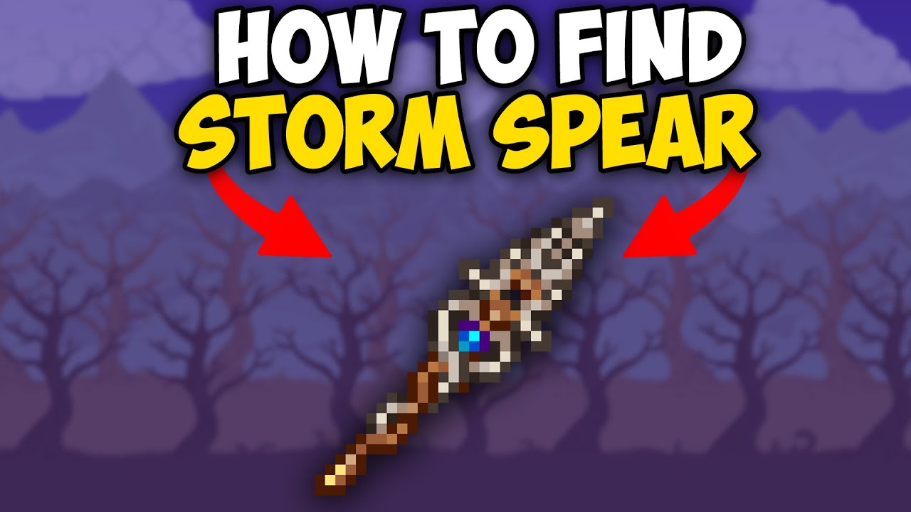 How to Get STORM SPEAR in Terraria 1.4.4.9 Storm Spear Seed 1.4.4.9