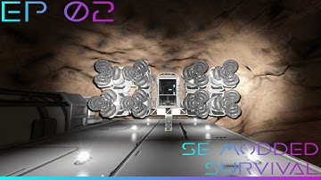 Starting the mining ship build | Modded Survival Episode 2 | Space Engineers