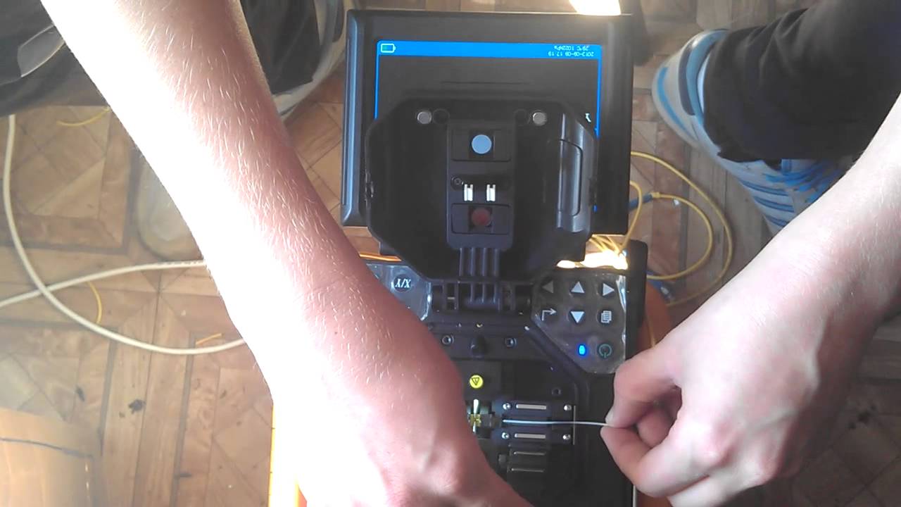 Сварка оптики. Поломка - YouTube