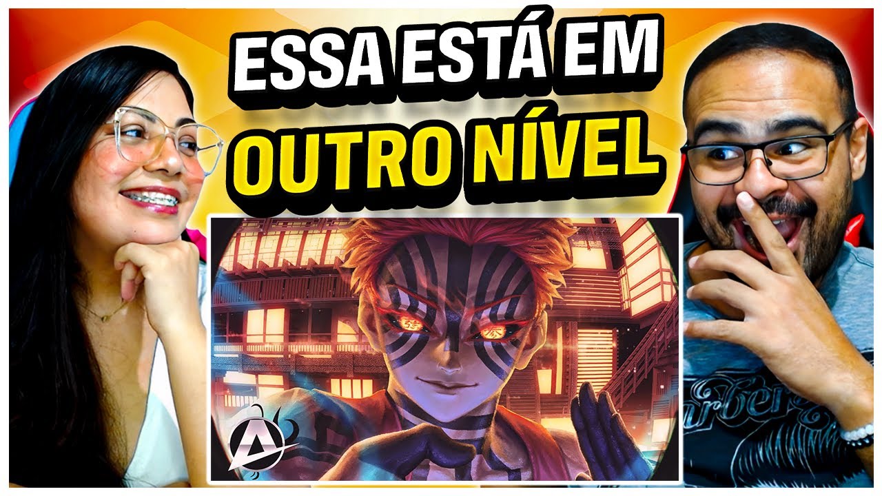 REACT ♪ Akaza (Kimetsu no Yaiba) | Inquebrável | AniRap