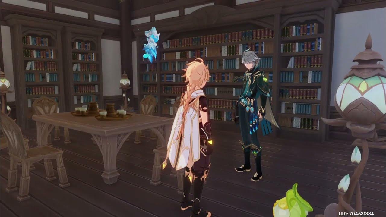 Alhaitham Favorite Teapot Furniture Dialogues (JP Dub) Genshin Impact