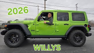 First Look 2026 Jeep Wrangler Willys In Mojito