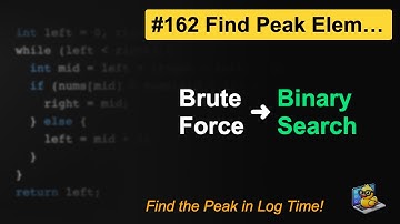 LeetCode #162: Find Peak Element in Java | Brute Force vs Binary Search - Interview Goldmine!