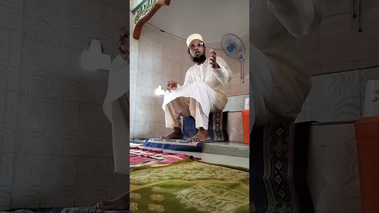 জুমার আলোচনা করছেন হজরত মাওলানা মোহাম্মদ আবু হানিফ বাকের গঞ্জ বরিশাল 