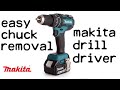 Remove and Replace Keyless Chuck - Makita Cordless Battery Drill Driver