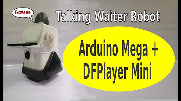 Arduino Line Follower Waiter Robot V2. Transporter robot.