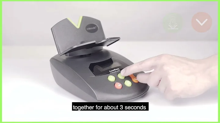 Volumatic CountEasy - How to Calibrate Note Weight