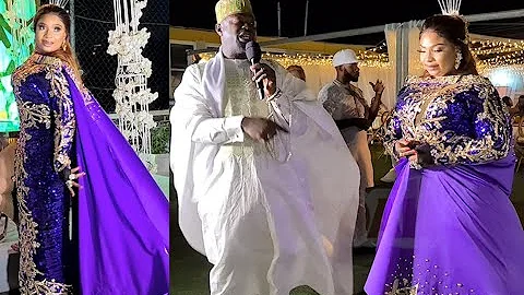 U Shall Never Fall! Imam Shower Prayer On Actress Laide Bakare At Her 40th Birthday Celebration