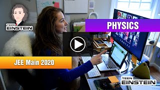 TeenEinstein | physics | JEE Mains 2020 pyq with solved questions | IIT-JEE mains pyq  discussion 9 screenshot 1
