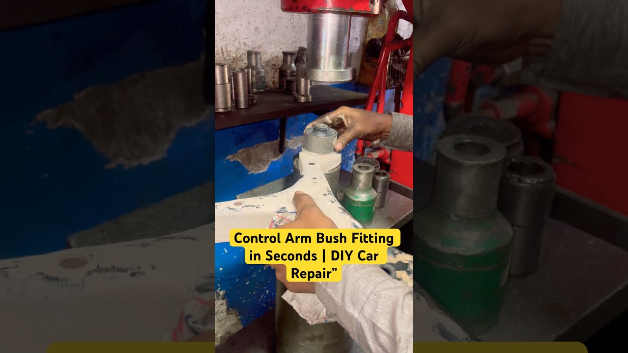 How to Install Control Arm Bush | Quick DIY Fix for Smooth Ride#suspensionrepair#carrepair#diycarfix