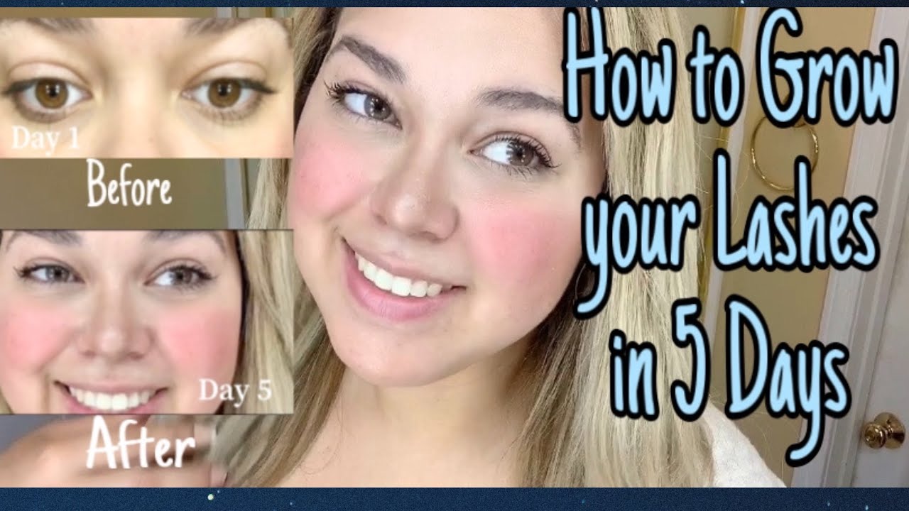 How to Grow your Lashes in 5 Days 