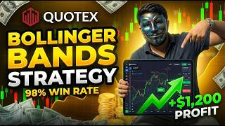 Quotex New Strategy 2026 | Bollinger Bands New Method (90% Win Rate)