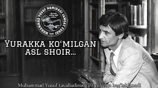 Muhammad YUSUF tavalludining 70 yilligiga bagʻishlanadi