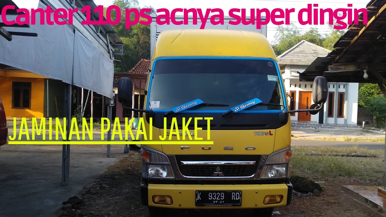 canter pasang ac,minta (super dingin)