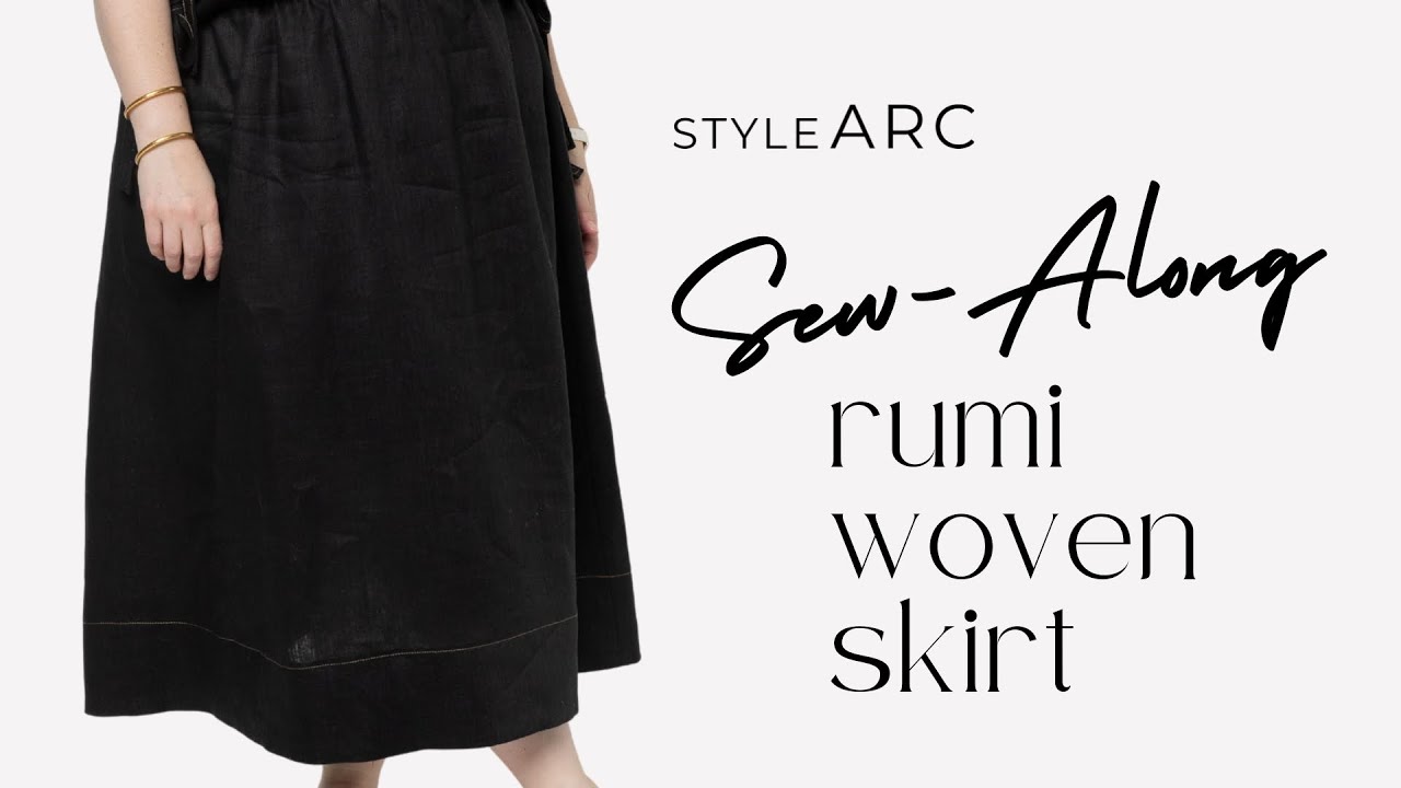 Style Arc | Rumi Woven Skirt Sew-Along | Beginner-Friendly & Stylish