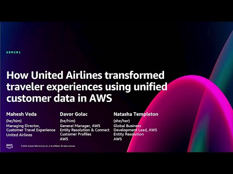 AWS re:Invent 2024 - Unified customer profiles and connected journeys with United Airlines (ADM201) Episode cover