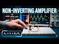 2- Op-Amp Non-Inverting Amplifier
