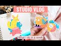 ☀ STUDIO VLOG 19 ☀ What my week as an Illustrator looks like