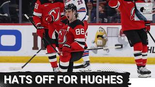 MALAM PERTANDINGAN: Hughes HAT TRICK, Sabres meraih KEENAM kemenangan beruntun, Bruins MENANG LAG... screenshot 1