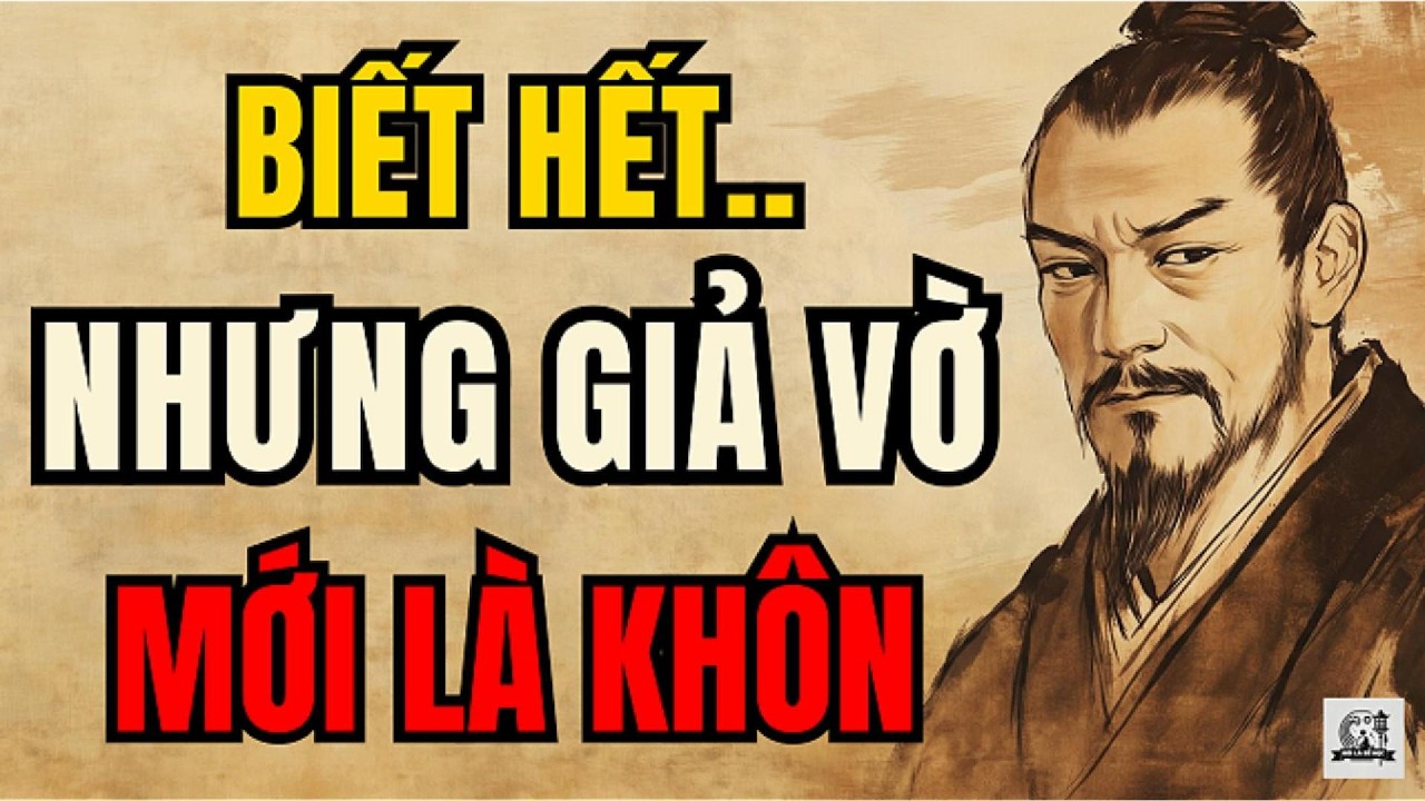 Càng Trải Đời Càng Hiểu: Biết Hết Nhưng Giả Vờ Mới Là Khôn Ngoan | Triết Lý Sống