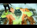 Ultra dirty flooded children's carpet cleaning satisfying ASMR