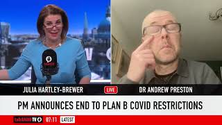 Julia Hartley-Brewer clashes with doctor over Covid restrictions