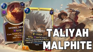 Is TALIYAH Malphite Back!? Masters Deck Gameplay - Legends of Runeterra