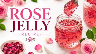 How to make Rose Jelly | Beautiful Rose Jelly from your garden roses🌹