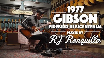 1977 Gibson Firebird III Bicentennial played by RJ Ronquillo