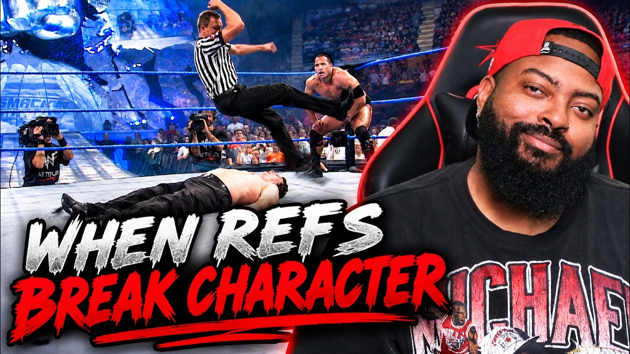 Thumbnail for When WWE Referees Break Character During A Match
