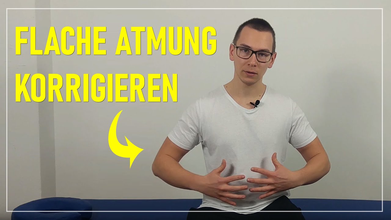 FLACHE ATMUNG ANGEWÖHNT ? Mache jetzt diese Atemübung! - YouTube