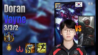 Doran Top Vayne vs Ambessa lol KR solo rank Full Game 16.8 | 도란 베인 vs 암베사
