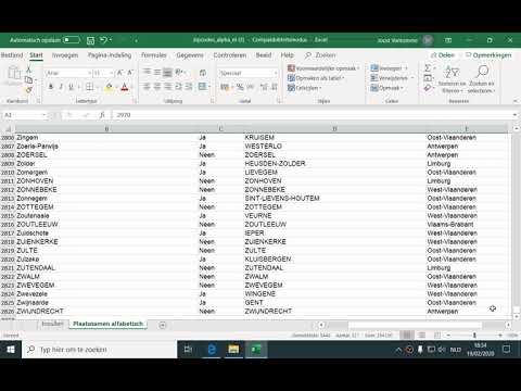 Excel: Een bereik een naam geven