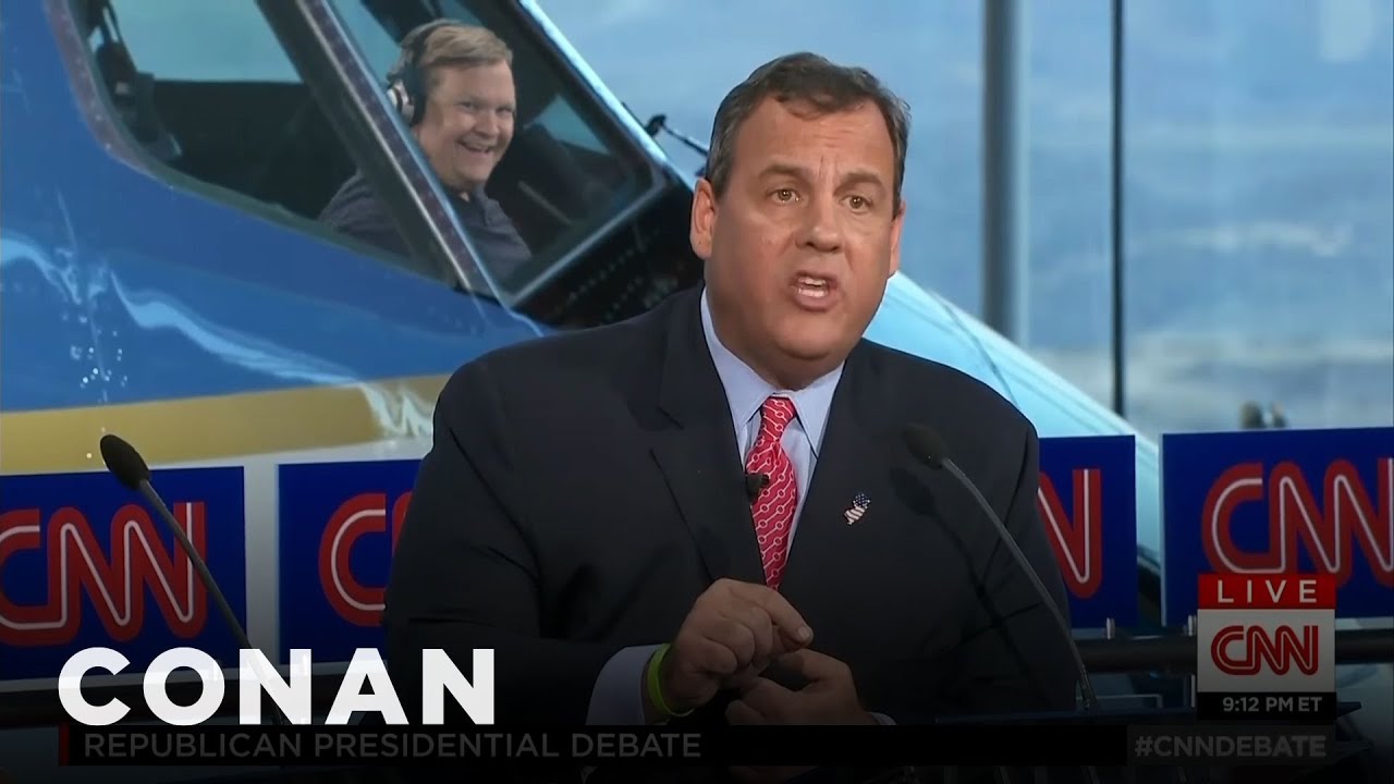 Andy Richter Crashed The GOP Debate | CONAN on TBS