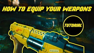 How to Equip Your Weapons In Cyberpunk 2077
