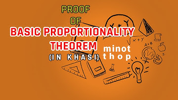 Proof of Basic Proportionality Theorem. (in Khasi)
