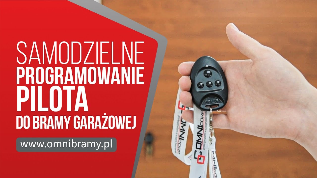 Jak samodzielnie zaprogramować pilot do bramy garażowej ? - www.OMNIbramy.pl