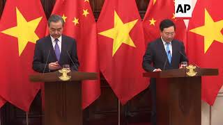 China and Vietnam FMs pledge peaceful dialogue on South China Sea