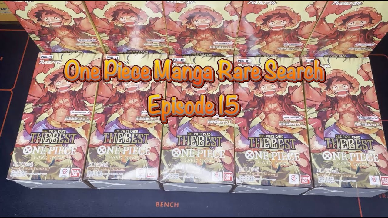 One Piece Manga Rare Quest Box #68-77 PRB The Best Box opening. Lots of pulls